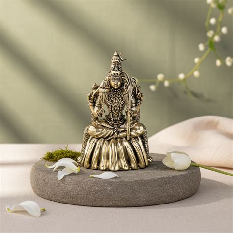 Antique Brass Rajarajeshwari Idol – Kriti Life – kritilife