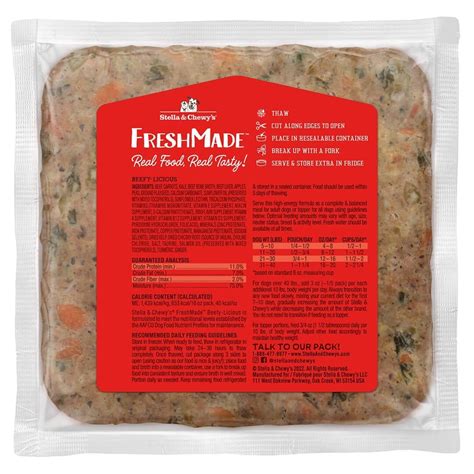 Stella & Chewy's FreshMade Beefy-Licious Gently Cooked Dog Food