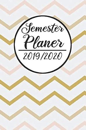 Amazon.in: Buy Semester Planer 2019 / 2020: Semesterplaner 2019 2020 ...
