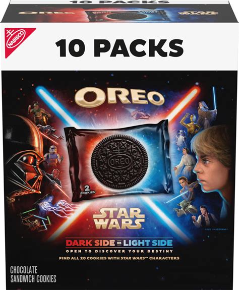 Amazon.com: STAR WARS™ OREO Cookies, Special Edition, 10 Snack Packs (2 ...
