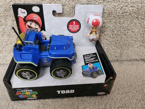 SUPER MARIO BROS MOVIE 2023 TOAD Kart Car Figure Set | Ubuy India
