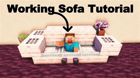 Image result for Minecraft Working Sofa Tutorial