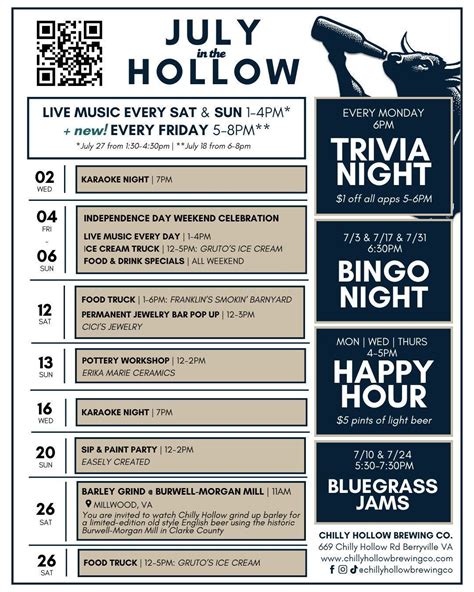 Chilly Hollow Brewing Company | Here's what's going on in the Hollow in ...