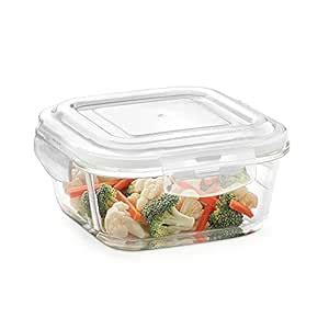 Buy Borosil Klip N Store Glass Storage Container For Kitchen With Air ...