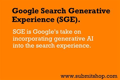 An introduction to Google Search Generative Experience (SGE) - SubmitShop