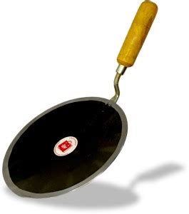 LAZYwindow Iron Tawa with Wooden Handle for roti/chapati/paratha Tawa ...