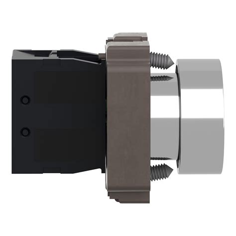 XB2BA31C - Complete push button, Easy Harmony XB2, metal, flush, green ...