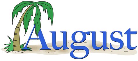 August Clip Art Pictures - Clipartix