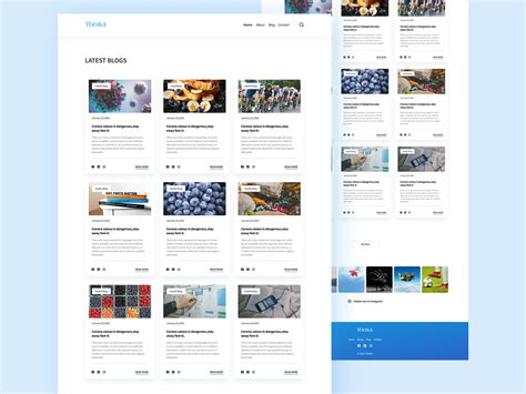 Blog UI designs, themes, templates and downloadable graphic elements on ...