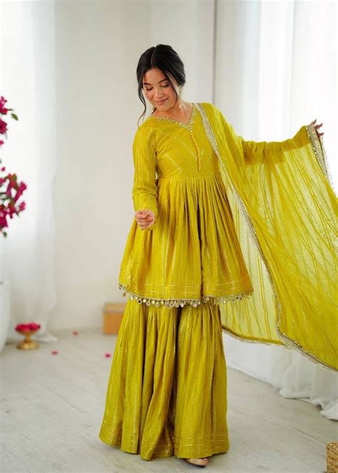 Tanishka Handwork Mirror Suit Set – Kalyanja