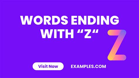 150+ Words Ending With Z List, Meaning, PDF