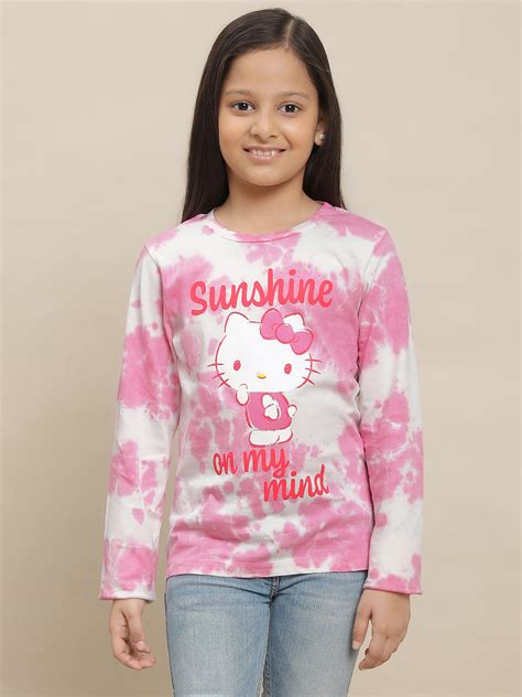 Hello Kitty Multi Color Tshirt For Girls – Kidsville