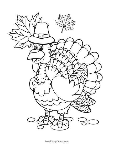Thanksgiving Turkey Coloring Pages