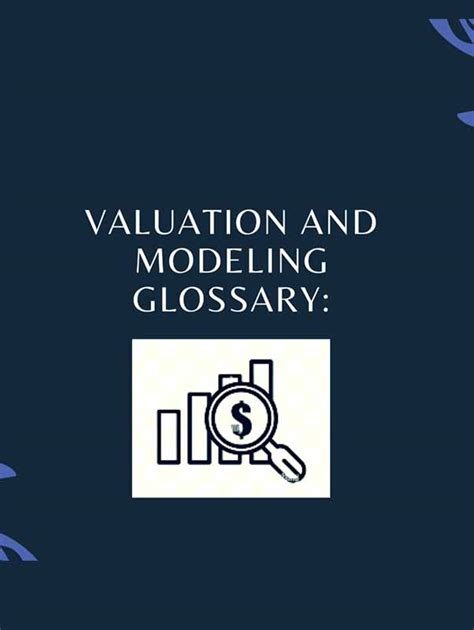 VALUATION AND MODELING GLOSSARY - Download E-Book | ICMAI RVO