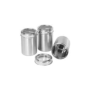 Buy STYLE n PASSION Multi-purpose Storage Container 3pcs Silver Colour ...