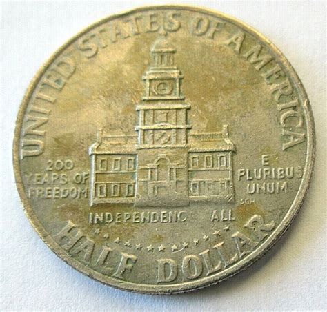 Error Coin: 1976 Bicentennial Kennedy Half Dollar, Missing/extremely ...