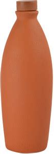 CPV CRAFTS CHENNAIPOTS Terracotta Water Bottle 1 ltr 1000 ml Bottle ...