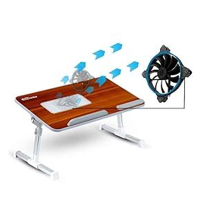 Portronics My Buddy + Portable Laptop Stand with Cooling Fan, Foldable ...