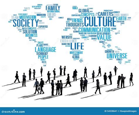 Culture Community Ideology Society Principle Concept Stock Photo ...