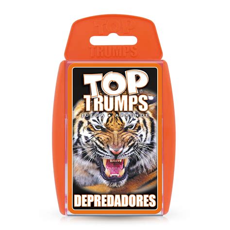 Buy Top TrumpsJuego de cartas Deadliest Predators Edición en español ...