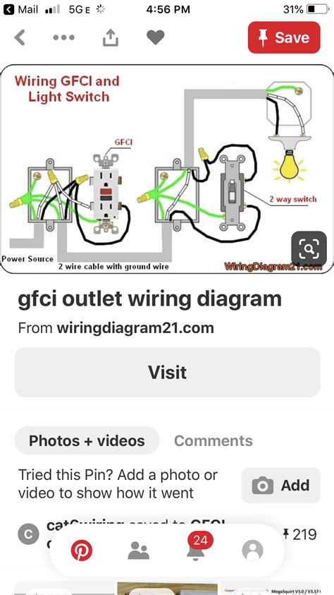 Electrical Outlet and Light Switch Wiring Diagram