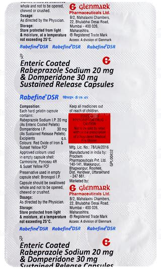 Rabefine Dsr Capsule 10: Uses, Side Effects, Price & Substitutes