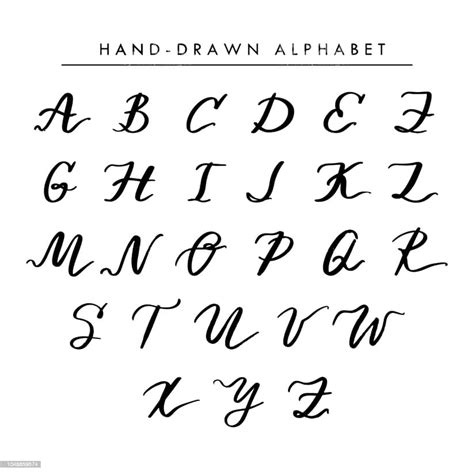 Capital Cursive Alphabet 的图像结果