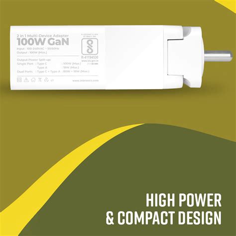 100W GaN (ZEB-RC30B) - Mobile charger