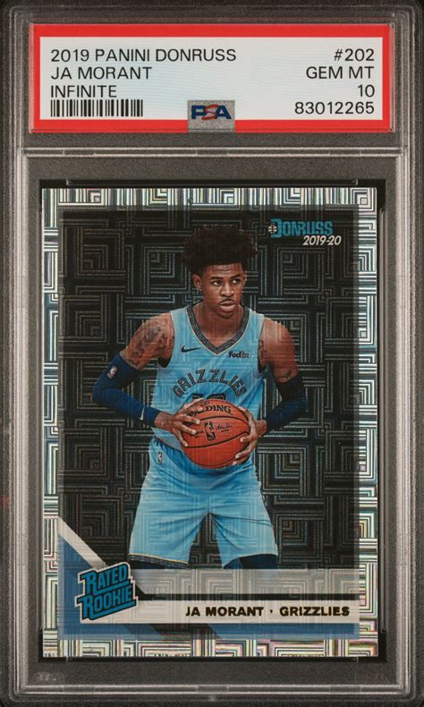 Ja Morant 2019 Donruss #202 Infinite PSA 10 Price Guide - Sports Card ...