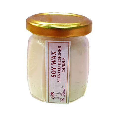 The Giftcase Metal Jar Candle | Natural Soy Wax Aromatherapy Candle for ...