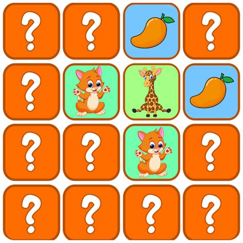 Memory Games for Kids 的图像结果