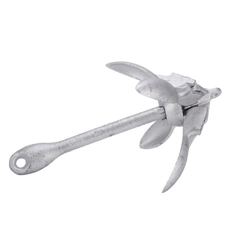 Buy 4 Tine Folding Grapnel Anchor, Folding Grapnel Anchor Compact Zinc ...