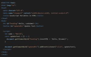 Image result for Display JavaScript Variable in HTML Label
