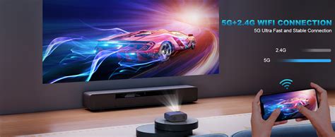 TOPTRO MAHAA Smart Projector 4K Ultra HD, 14000 Lumen, 1080p Native ...