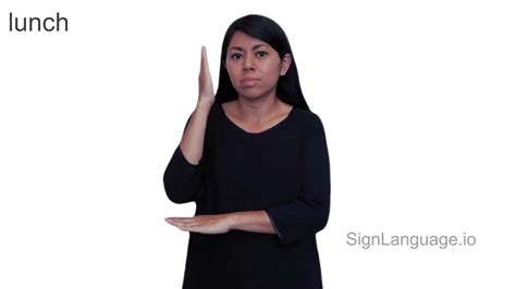 lunch in ASL - Example # 5 - American Sign Language