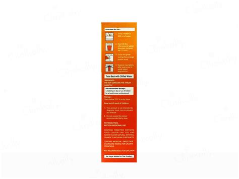 Buy Nutra Fizz C 1000 Effervescent Tablet - Orange Flavour Online at ...