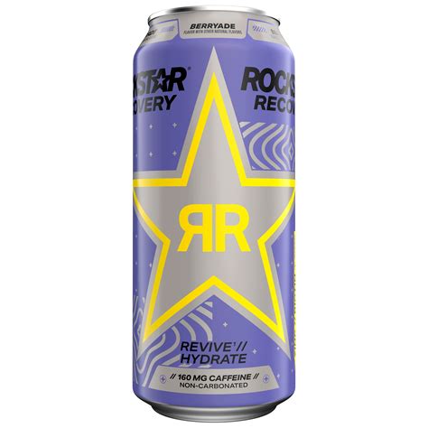 Rockstar Recovery Berryade Energy Drink with Electrolytes, 16 fl oz Can ...