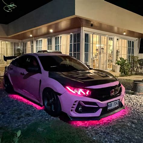Honda Civic 10th Gen Modifications on Instagram: "Pink but Aggressive 🔥😍 CivicX best Parts Link ...