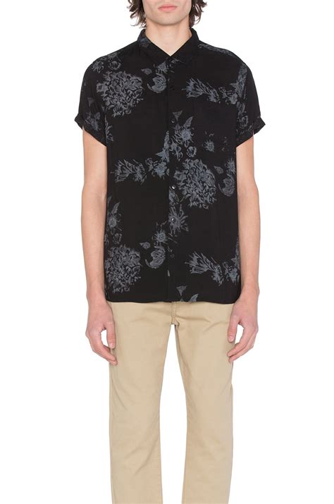 ROLLA'S Wild Rose Shirt in Black | REVOLVE