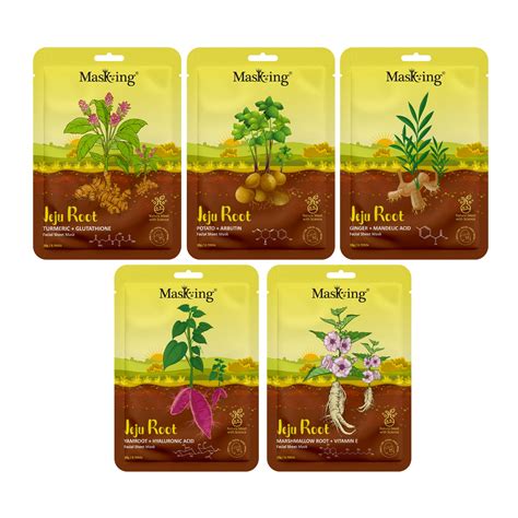 Buy MasKing Jeju Root face sheet mask combo for skin Inflammatory ...