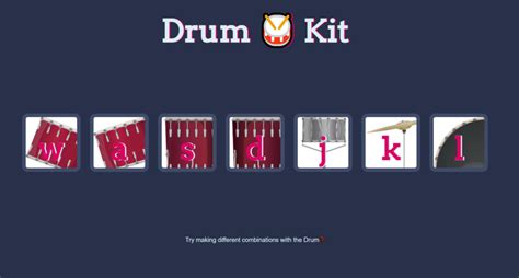 JavaScript Drum Kit 的图像结果