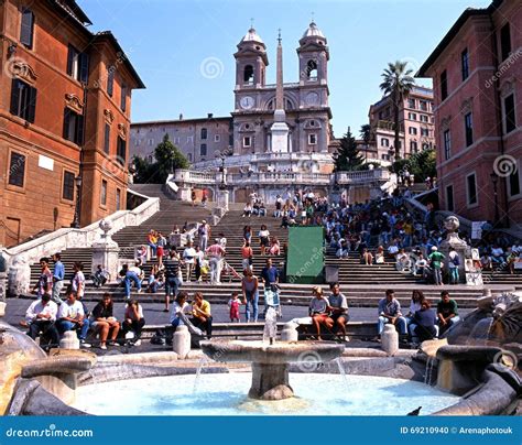 The Spanish Steps, Rome. editorial image. Image of rome - 69210940