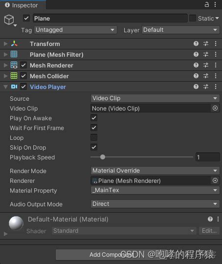 Unity Video URL 的图像结果