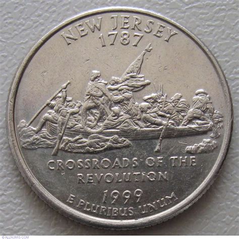 State Quarter 1999 D - New Jersey , Quarter, 50 State Series (1999-2008 ...