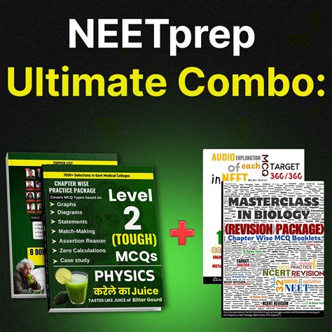 NEETprep Ultimate Combo: Physics Tough MCQs + Biology Full Syllabus Re ...