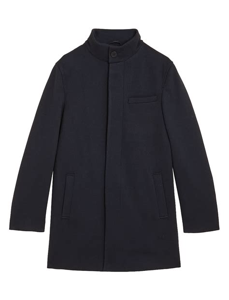 Buy Funnel Neck Overcoat at Marks & Spencer