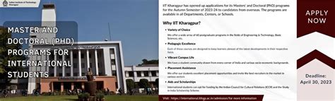 ADMISSION OF FOREIGN NATIONALS AT INDIAN INSTITUTE OF TECHNOLOGY ...