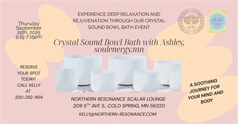 Sound Bowl Bath with Ashley, 209 5th Ave. S., Cold Spring, MN, United ...