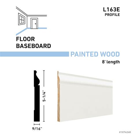 allen + roth 9/16-in x 5-1/4-in x 8-ft Colonial Painted Finger Jointed ...