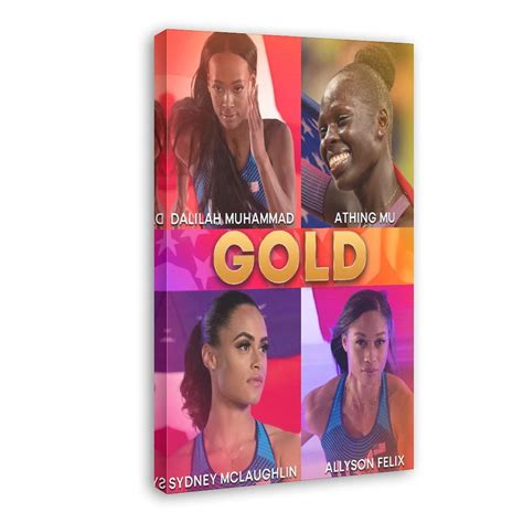 Buy Allyson Felix&Sydney Mclaughlin&Dalilah Muhammad&Athing Mu s Tokyo ...